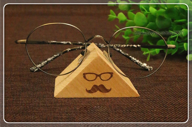 Деревянная витрина для очков ручной работы держатель ювелирных изделий