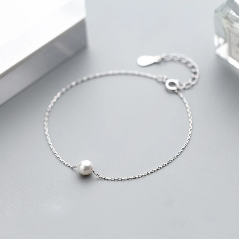 Женский браслет с искусственным жемчугом Trusta Подарочный из 100% стерлингового