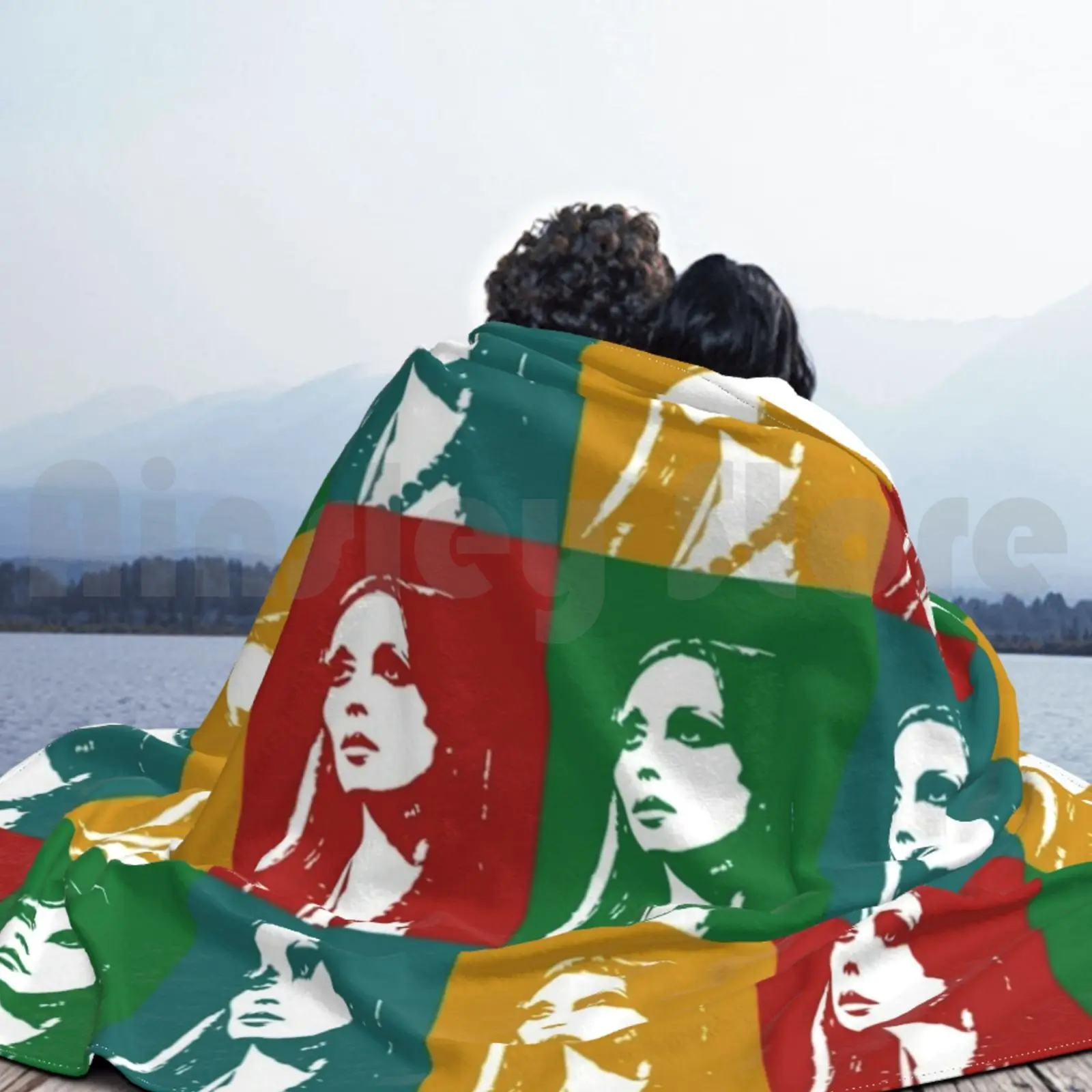 Модное одеяло Fayrouz в стиле поп-арт на заказ Fairouz певец Fayruz Арабский Ливанский