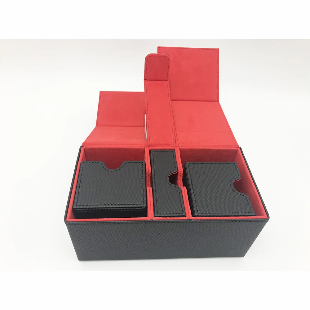 Ультра 200 + карт колода коробка Alkov кожаные настольные игры карты TCG двухслойные