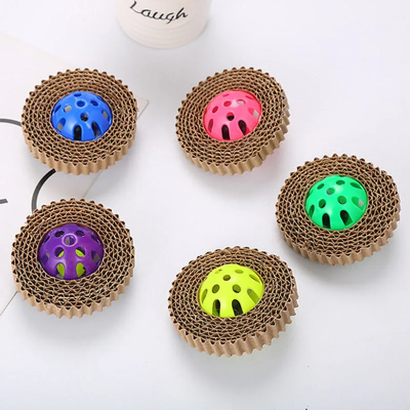 1 шт. новая забавная Когтеточка для кошек кошачья игрушка мячик когтей из