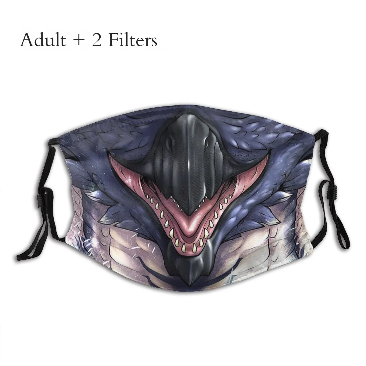 

Monster Hunter Felyne Palico Game Cloth Masks Legiana Face Mask Mouth Cover With Filters Facial Protective