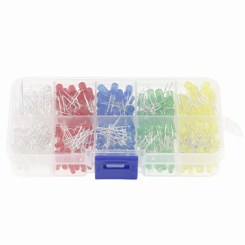 375 шт./кор. 3 мм 5 светодиодный светильник на светодиодах бусины сопротивление s