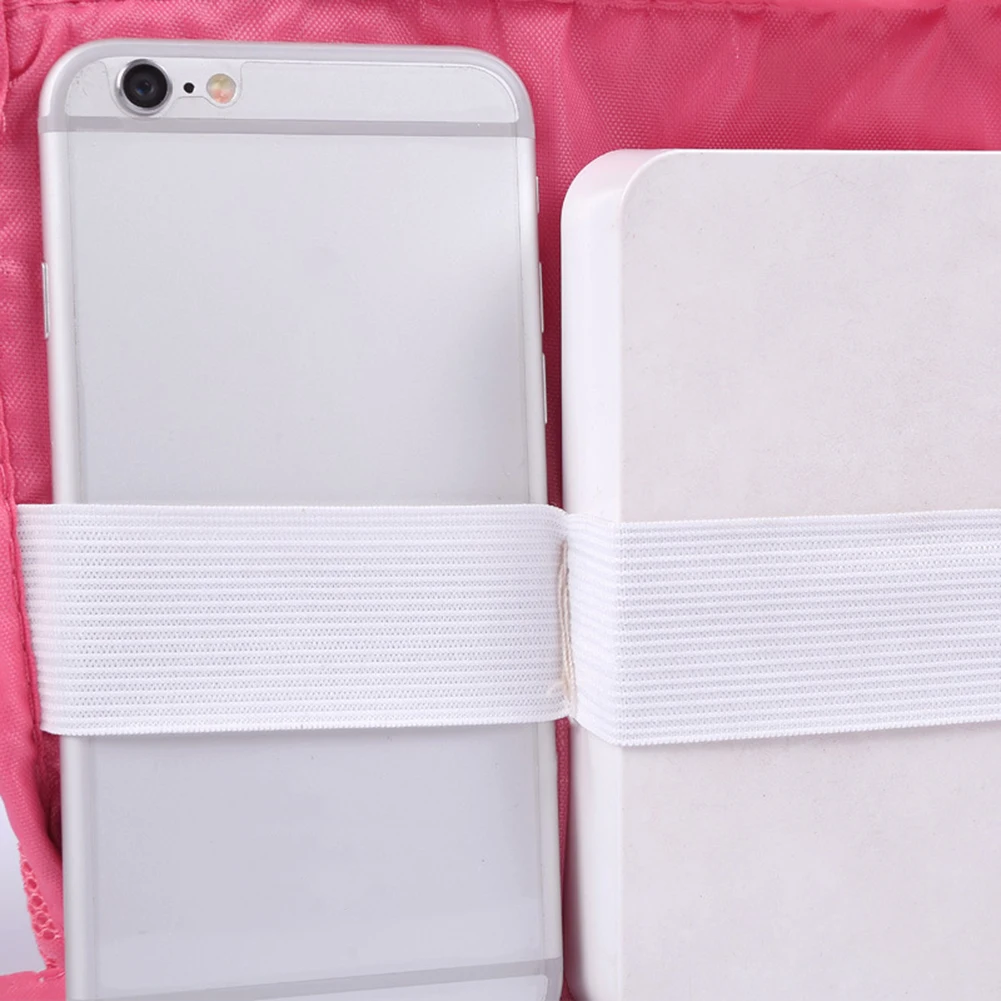 

Portable Zipper Pouch Multi-Funtion Cosmetics Toiletries Organizer Storage Bags Cable Wires Organizer Zipper Bag for Home Travel
