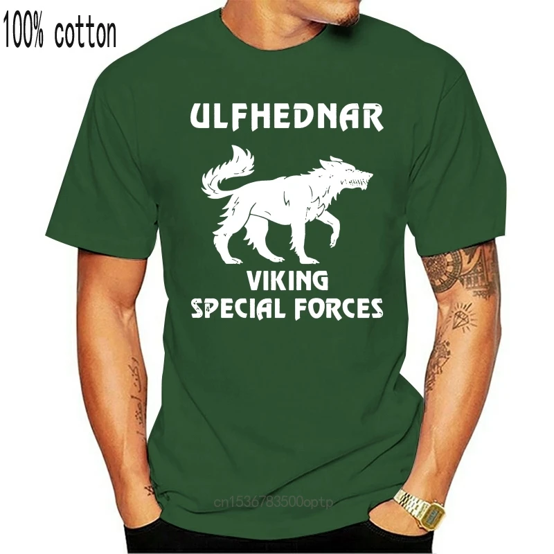 

2021 крутая черная футболка с эмблемой викингов