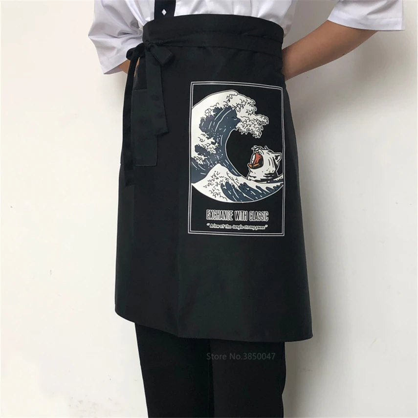 

12Style Japanese Asian Chef Uniform Sushi Restaurant Hotel Crane Cook Apron Kitchen Work Wear Clothing for Men Women