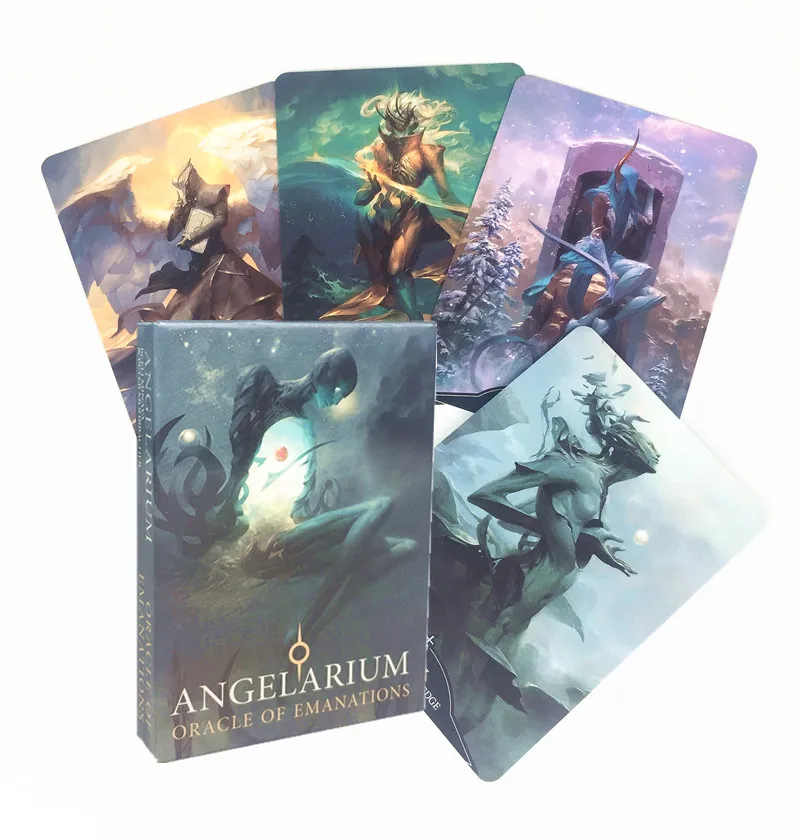 

High quality English Version Angelarium Oracle Of Emanations Card Games Family Party Entertainment PDF Table Games