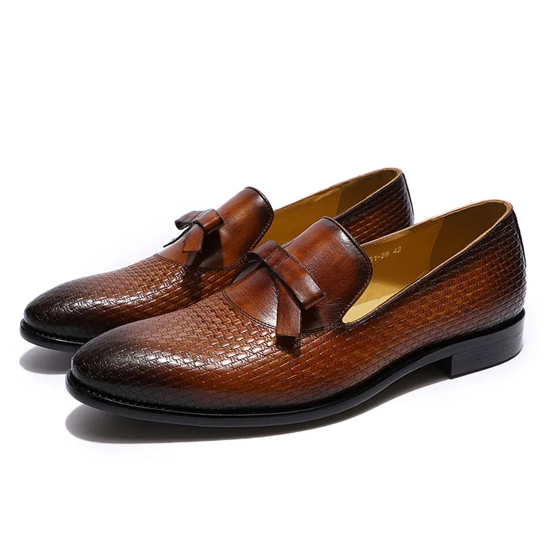 Феликсом лак CHU модные мужские туфли с украшением-бантом для свадьбы мокасины