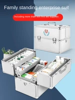 medical kit household medicine kit family multi layer medical first aid kit medical kit with medicine full set emergency storage