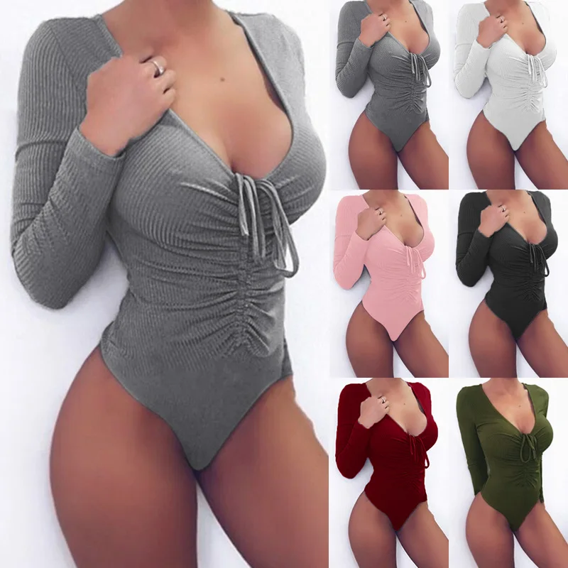 

Новинка осени 2020, пикантный слитный женский купальник в европейском и американском стиле на завязках с длинными рукавами OM9081