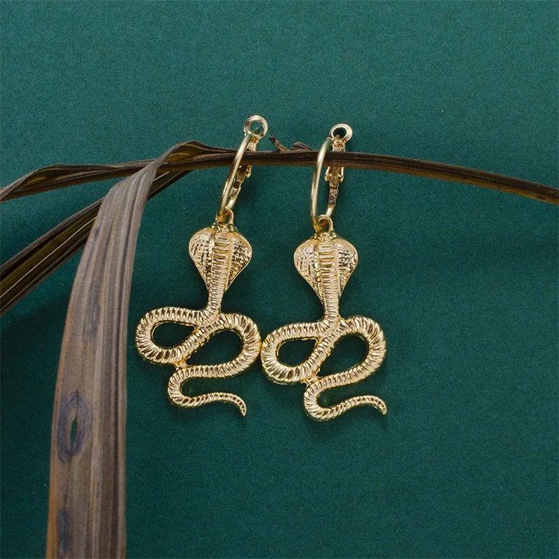 2 шт./компл. женские серьги личности в британском ретро стиле животного простой