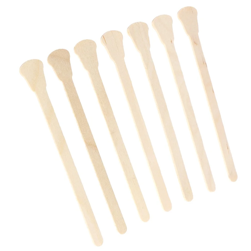 

200pcs Wooden Tongue Depressor Disposable Waxing Spatulas Wax Stick (Original Wooden Color)