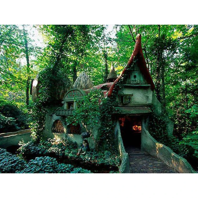 Голландский парк Efteling 5D алмазная живопись своими руками вышивка полноразмерная