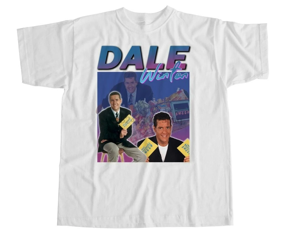 Дейл Уинтон футболка Винтаж забавные дань уважения 80s супермаркет развертки Tele