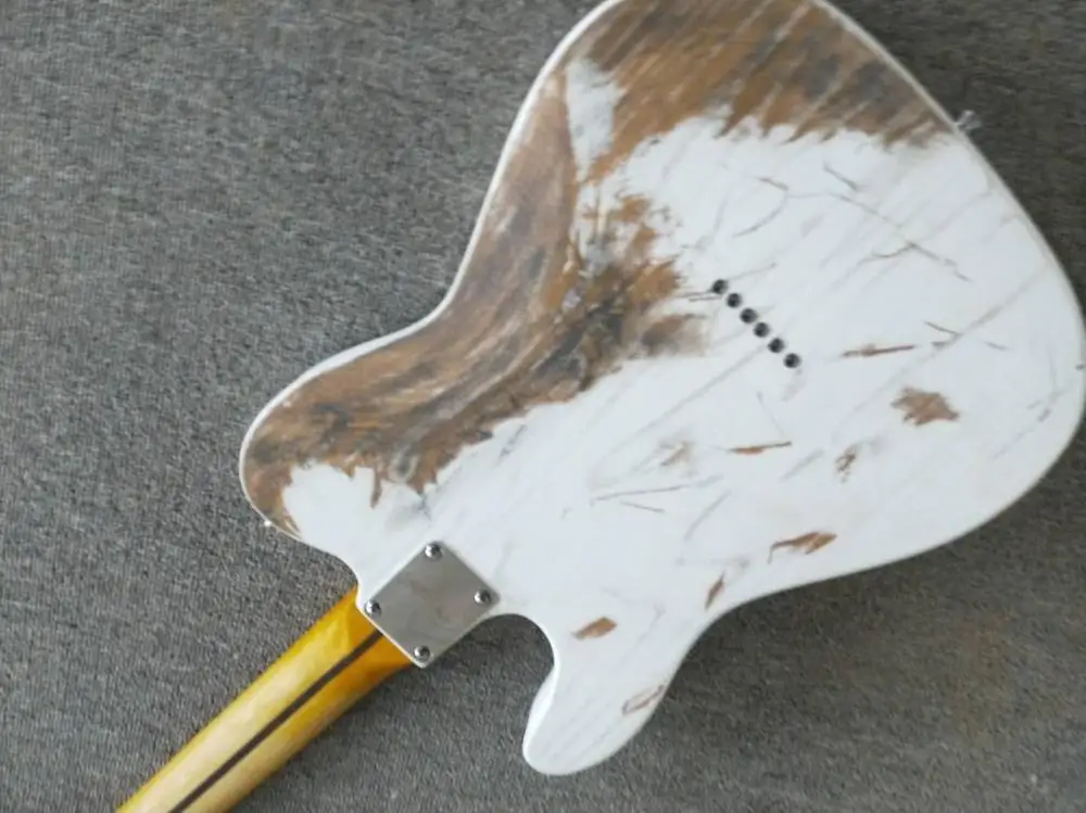 Заводская Будды (белый цвет telr электрогитара хром аппаратные средства гриф из