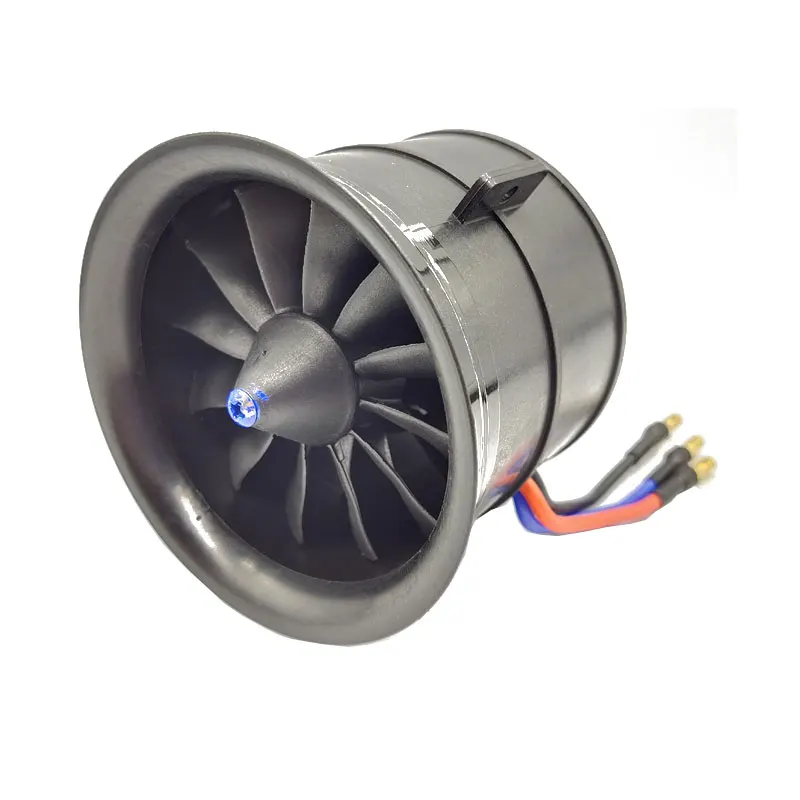 hobbyhh 80a esc и edf 70 мм 12 лезвий 4s 3300kv 6s 2300kv about2200g тяги д