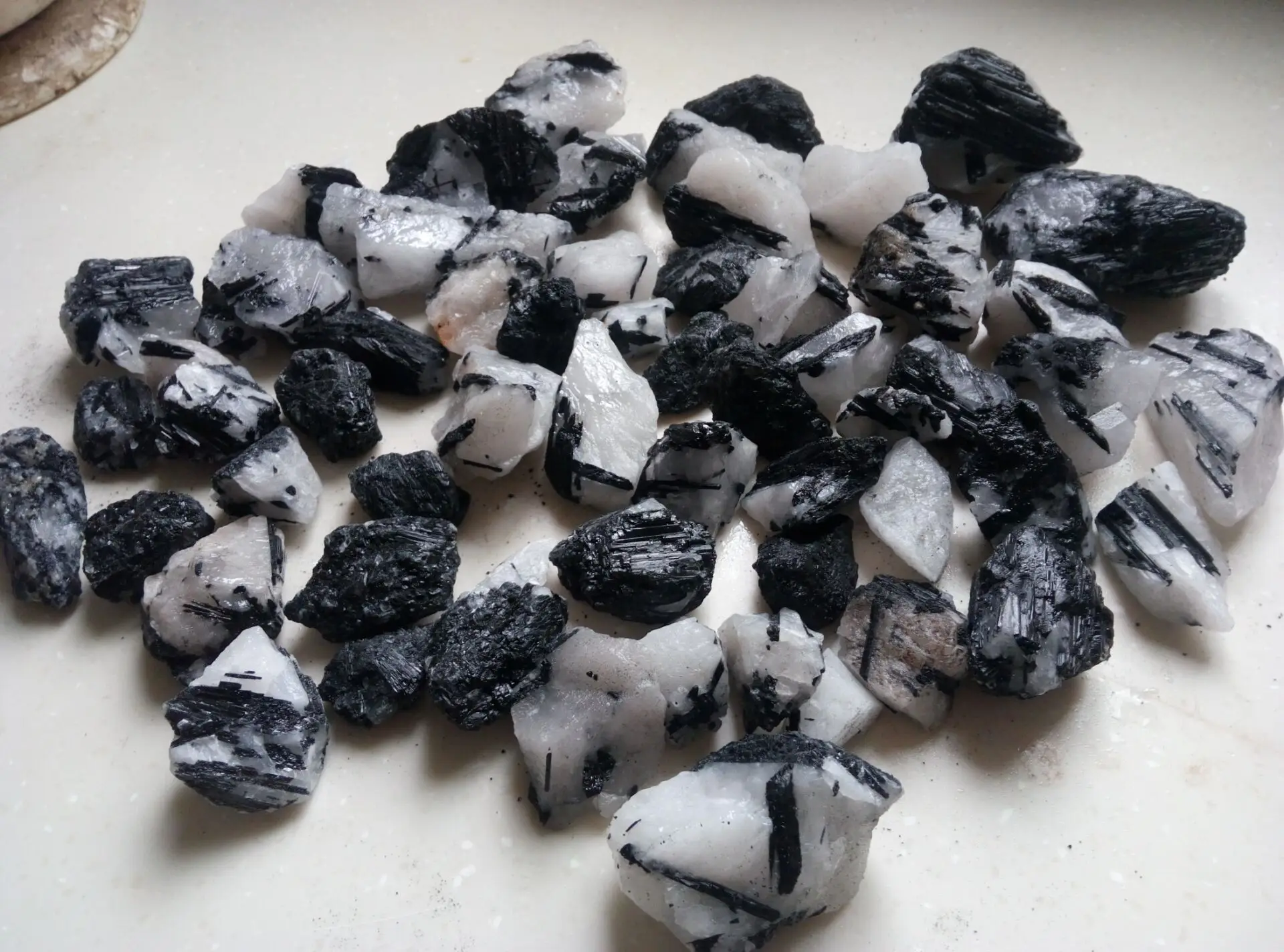 

Rough Black Tourmaline Mineral Specimen Raw Gemstone Crystal Reiki Metaphysical.