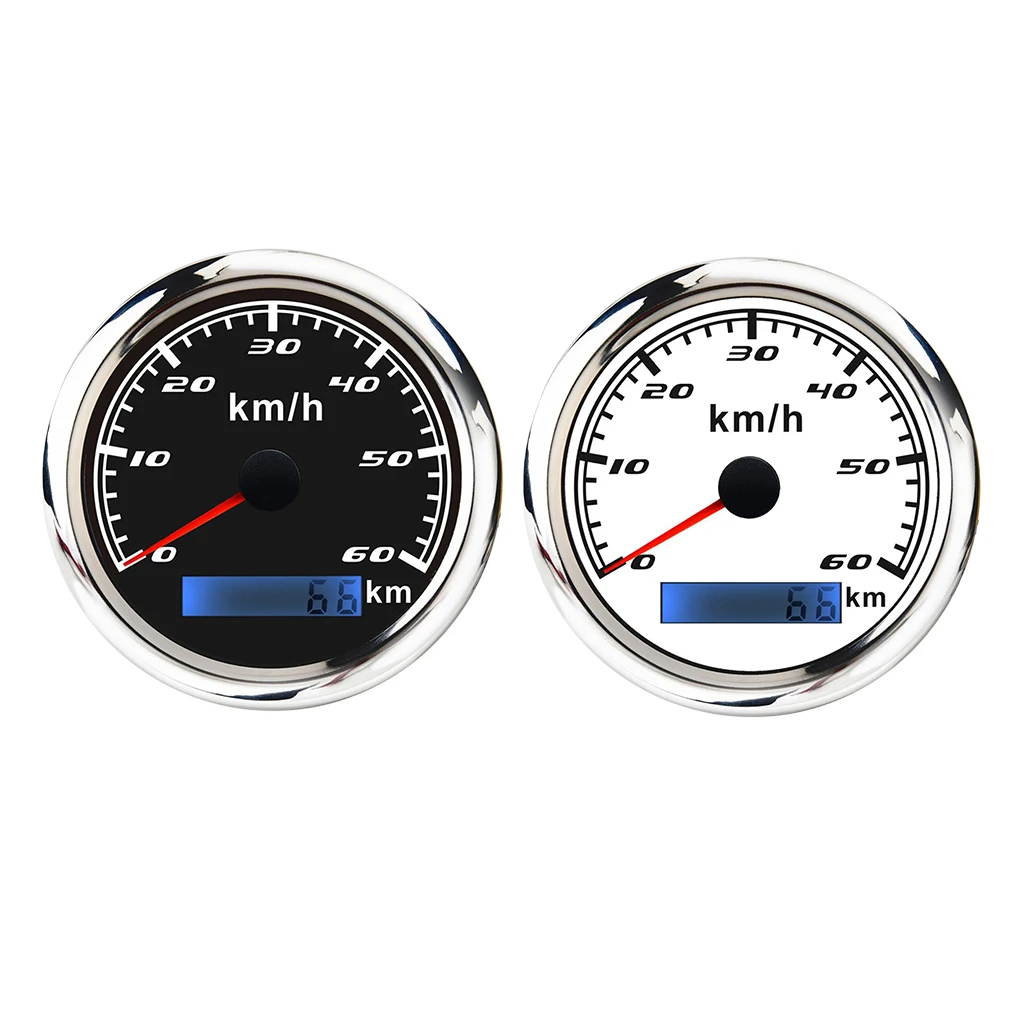 316 Stainless Steel L Bezel 85mm(3/8'') GPS Speedometer Gauge Odometer for ATV Motorcycle Marine Boat | Автомобили и