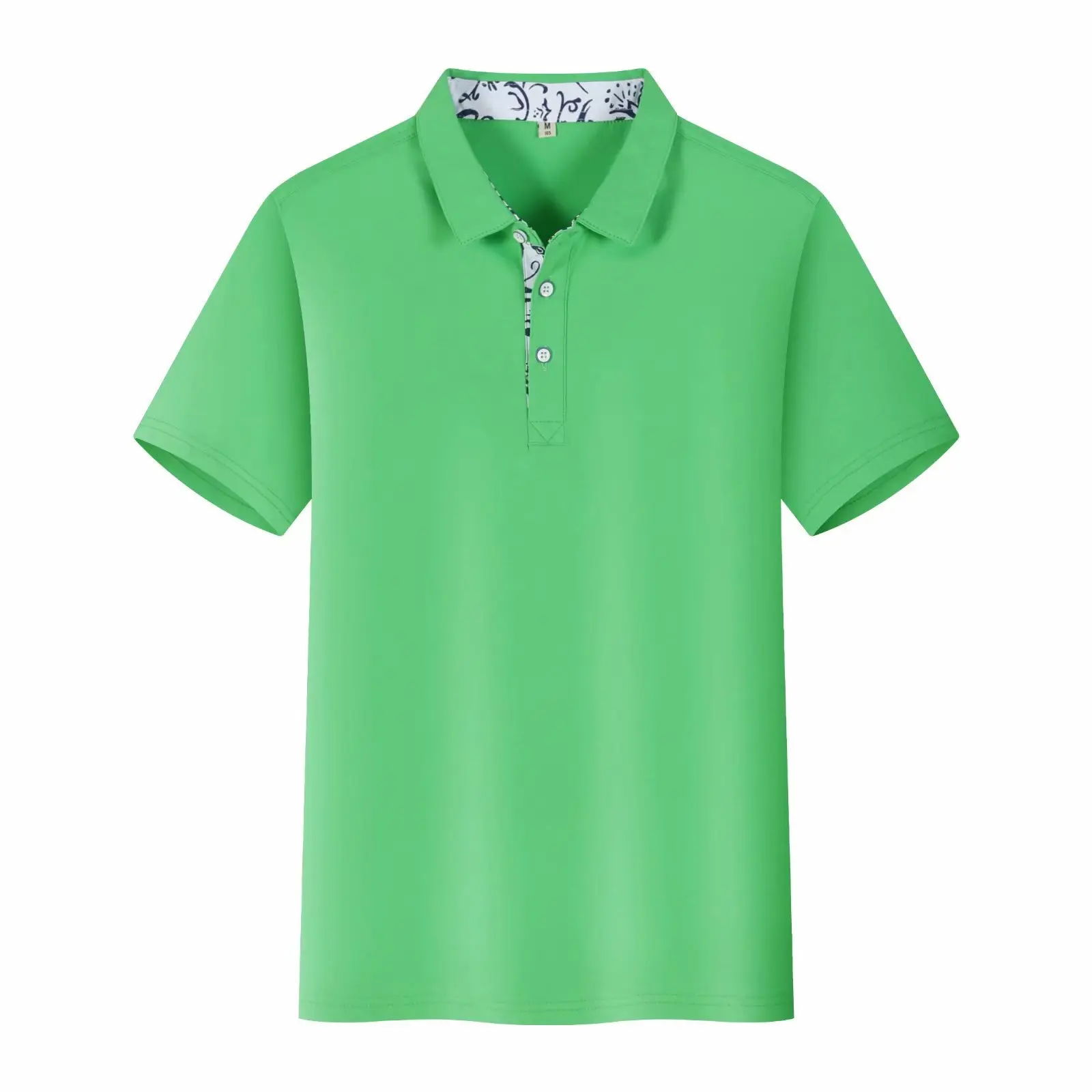 

2021 New Men's Polo Shirts Men's Casual Solid Color Cotton Polo Shirts Men's Short Sleeve High Volume Polo Shirts Men