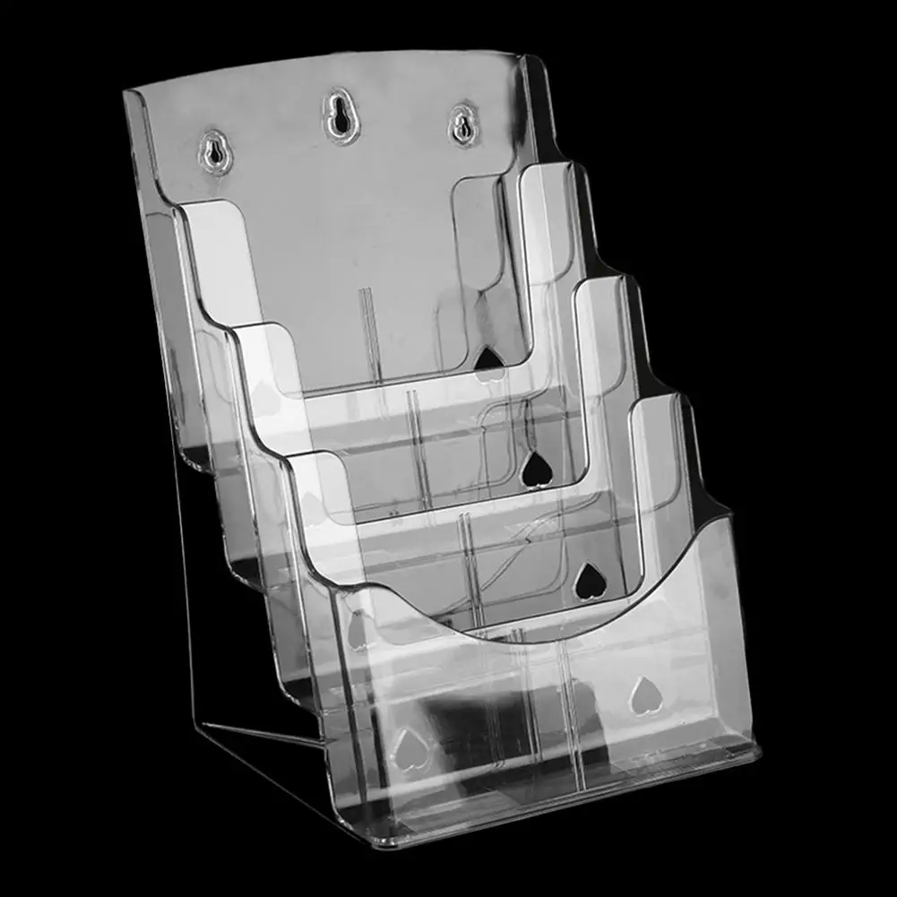 Акриловый прозрачный ящик для хранения файлов формата А4 офисное хранение