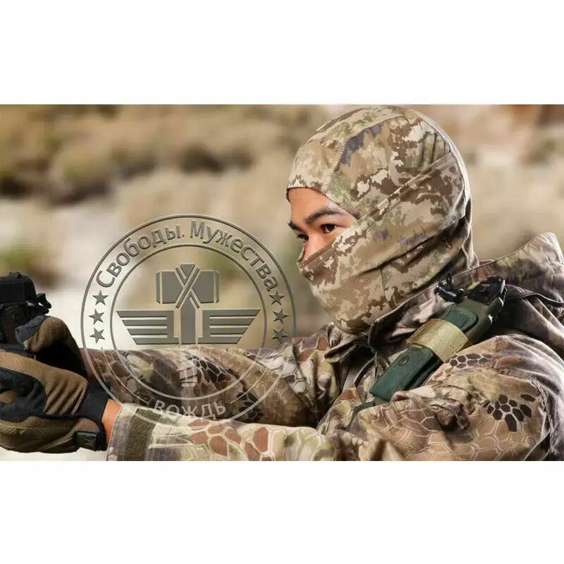 Камуфляжная армейская шапка-Балаклава для езды на велосипеде снегу лыжах