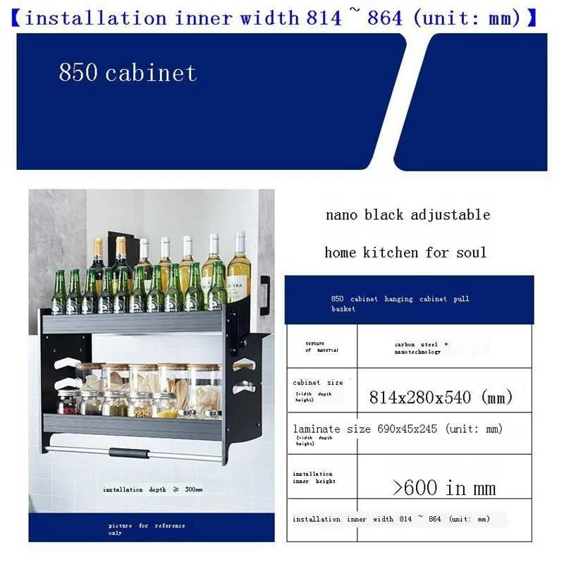 keuken cupboard cestas para organizar dish cucina stainless steel hanging organizer cozinha rack kitchen cabinet storage basket free global shipping