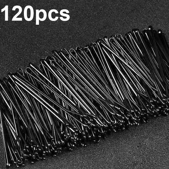 

120pcs Black Thin Hair Grips Hairpins For Women Hair Clip Bobby Pins Lady Hairgrip Barrettes Hairclips Based Hair Accessories