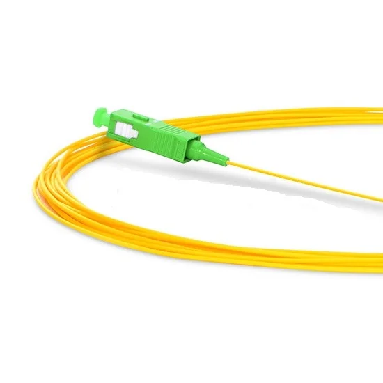 Ftth SC APC  Pigtail 1m Simplex Single Mode FTTH Cable SC APC Fiber Optic Pigtail SC Connector fibra optica SC Pigtail