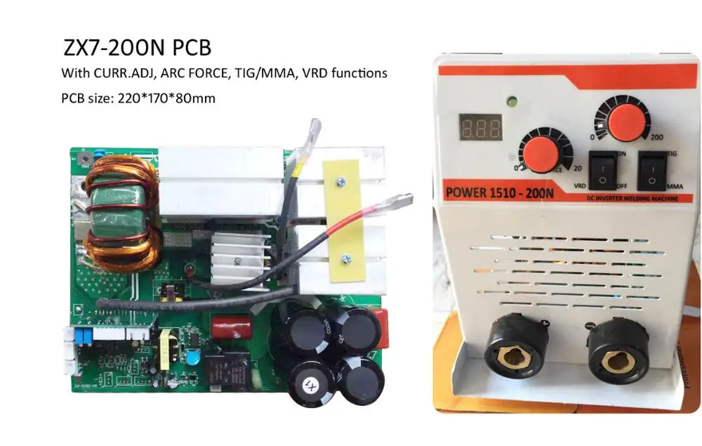 Плата сварочной цепи set ZX7 250 (220V) TIG VRD и функции дуговой силы для сварочного