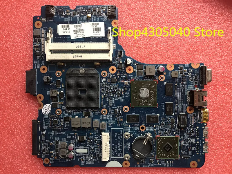 722818 001 501 601 для hp probook 445 G1 laptp материнская плата 455 ноутбук 100%