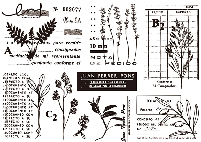

Leaves of grass stamp Clear Stamp for Scrapbooking Transparent Silicone Rubber DIY Photo Album Decor A351