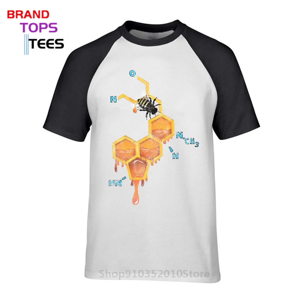 Новейшая футболка LSD с принтом мед пчела Мужская модные топы математической