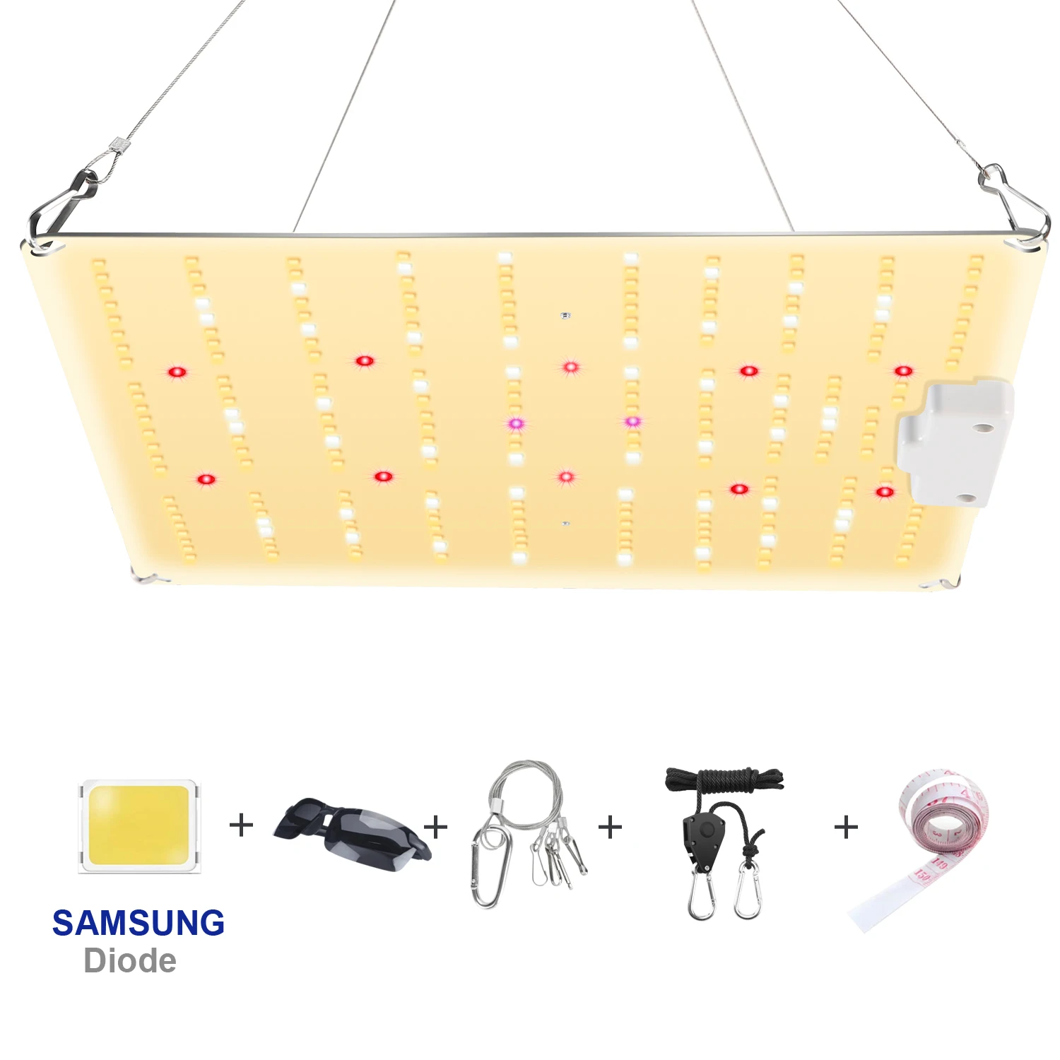 Светодиодный светильник для выращивания растений Samsung LM281b + 1000 Вт диоды тихий