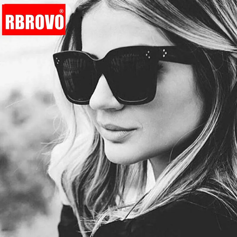 RBROVO 2021 модные квадратные солнцезащитные очки женские дизайнерские роскошные