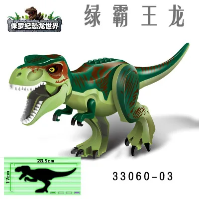 

Jurassic Dinosaur Park DIY Building Blocks Dinosaurs Tyrannosaurus Rex Tiny Models Building Bricks kits Toys Creator Animals
