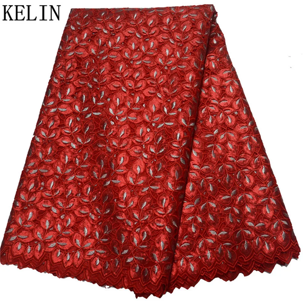 

Gray Color African Lace Fabric 2021 Embroidered Nigerian Laces Fabrics High Quality French Tulle Lace Fabric With Sequins