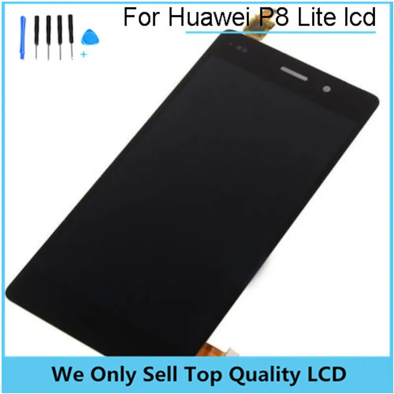 Для Huawei Ascend P8 Lite полный ЖК-дисплей сенсорная панель экран дигитайзер стекло в