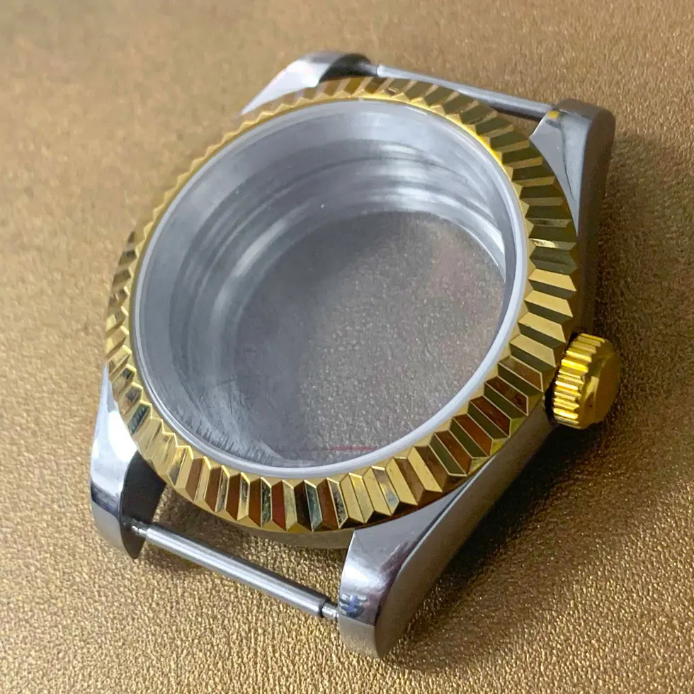 Watch PVD case 39mm Japan NH35/NH36 automatic movement stainless steel sapphire glass through the bottom |