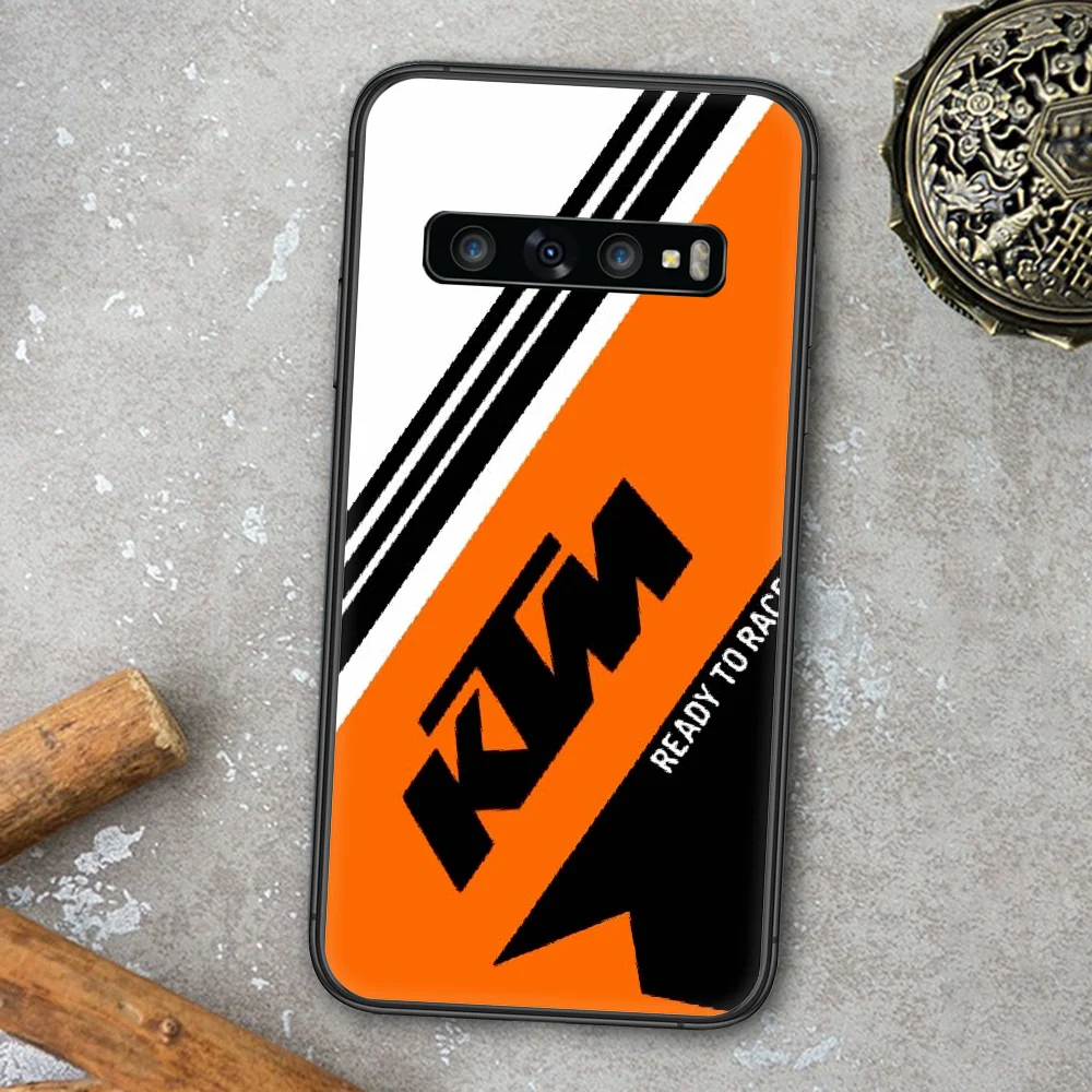 

Cool Motorcycle KTN Phone Case For Samsung Galaxy Note S 8 9 10 20 Plus E Lite Uitra black Coque Tpu Etui Pretty Waterproof