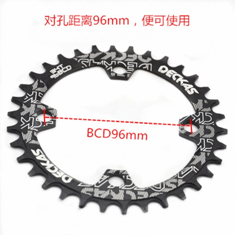 

Deckas Round 96BCD Chainring MTB Mountain BCD 96 Bike Bicycle 32T 34T 36T 38T Crankset Tooth Plate Parts for M7000 M8000 M9000