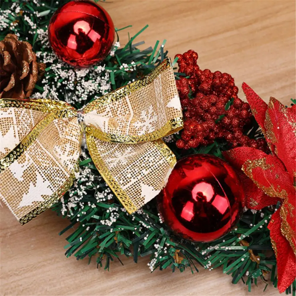 Рождественский венок ручной работы ротанга кулон гирлянда для торгового центра