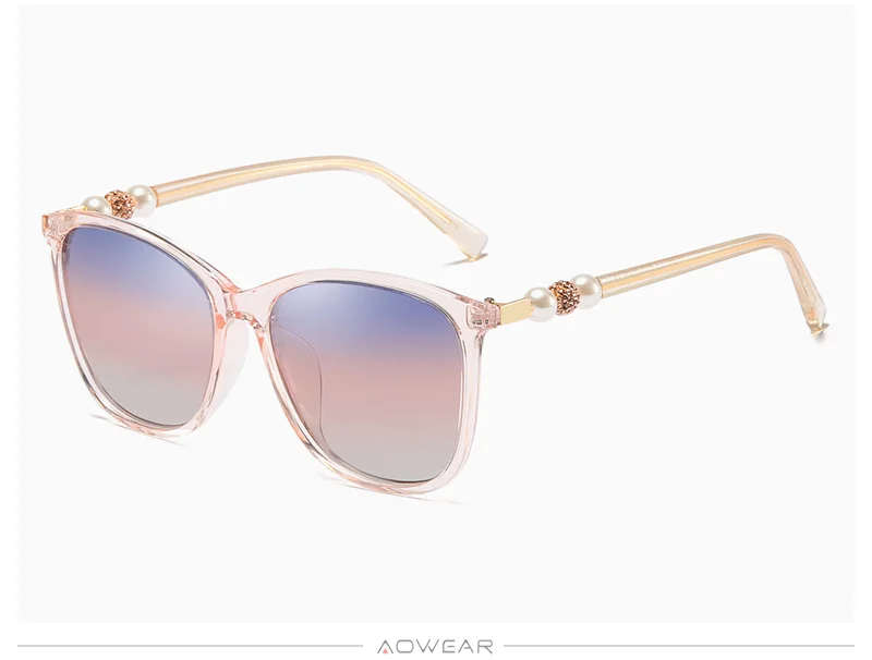 AOWEAR, винтажные Поляризованные солнцезащитные очки, женские, для вождения, прозрачные, солнцезащитные очки,, новые дизайнерские очки, оттенки, UV400, очки, Gafas De Sol