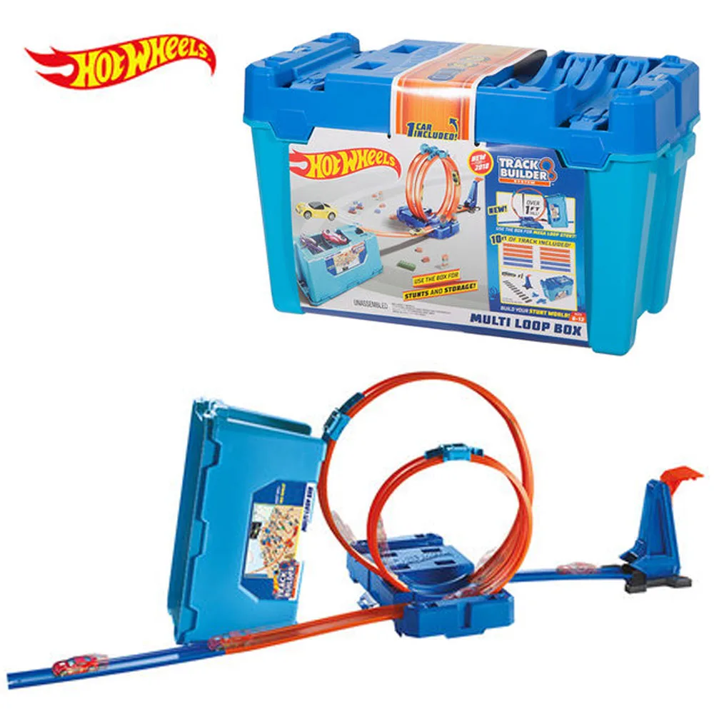

Original Hot Wheels Car Track Set Track Builder Hotwheels Boys Toys Carro Fast and Furious Hot Toys for Children Voiture Gift