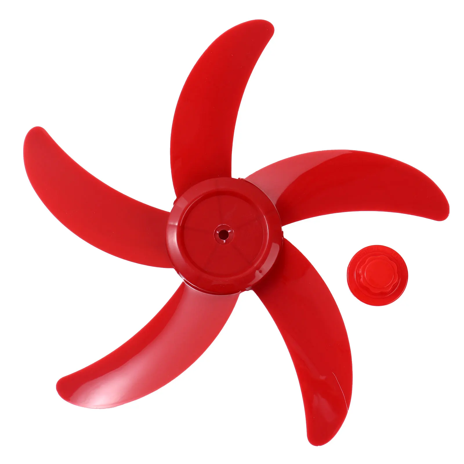 Таблица лопасти вентилятора комплект 5 листья 16 дюймов Пластик с гайка крышки
