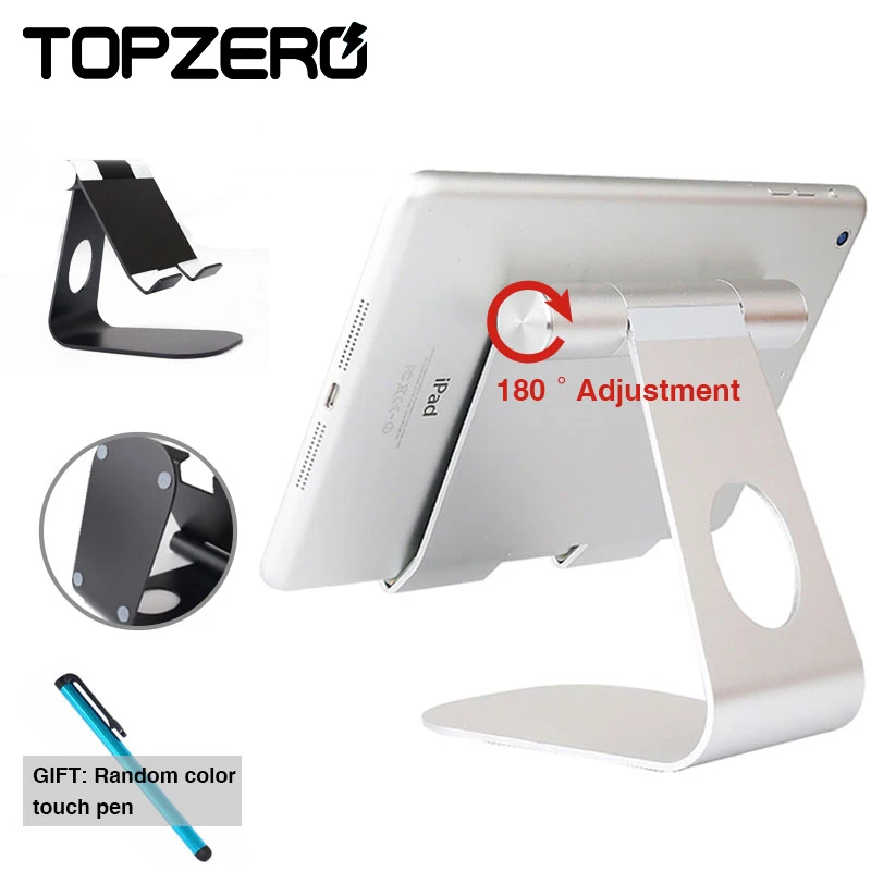 

Настольный держатель Подставка для планшета для iPad Pro 12,9 9,7 10,2 10,5 11 дюймов вращения алюминиевый планшет надёжная опора для Samsung Xiaomi