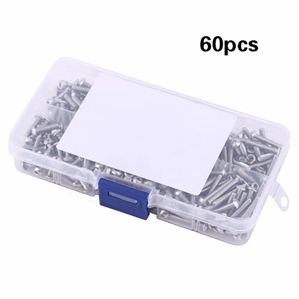 Винты с шестигранной головкой из нержавеющей стали 60 шт./кор. M6 крепежные болты