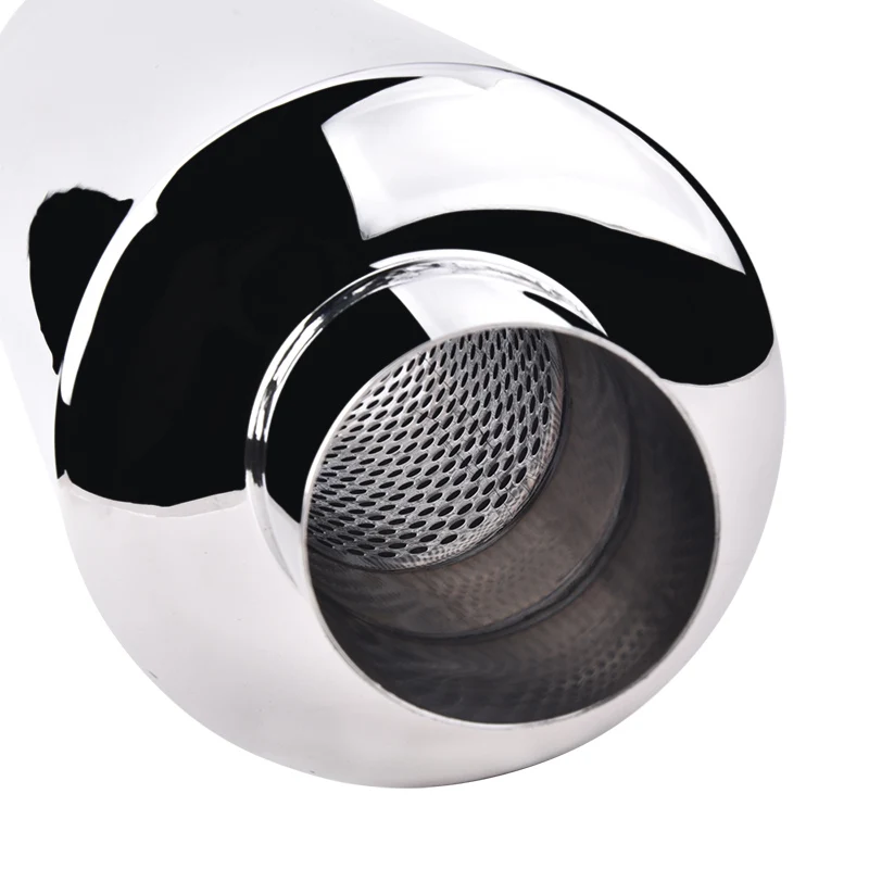 Автомобильный Универсальный глушитель для выхлопных газов нержавеющая сталь 2 5