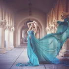 Платье макси для беременных без рукавов, реквизит для фотографий, синяя сексуальная одежда для беременных, платье для беременных, одежда для фотосессии