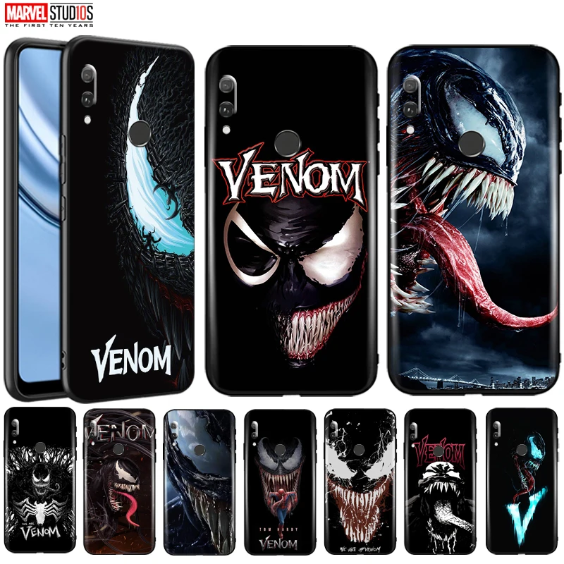 

Venom Phone Case For Huawei Y7 Pro Prime 2019 Y7a Y7p Funda Cover Marvel Avengers Comics SpiderMan Hulk Deadpool Thor