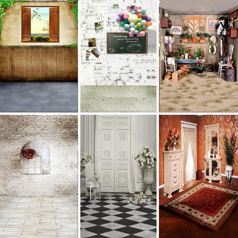 Nitree Подставки для фотографий задний фон студийной двери окна кирпичная стена